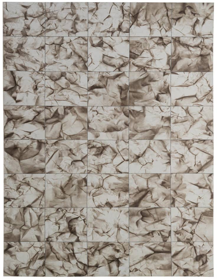 Detail image of 5' x 7' 10 Cowhide - Patchwork Rug