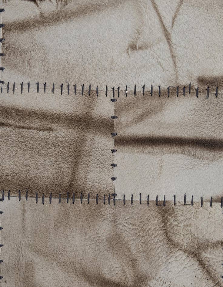 Detail image of 5' x 8' 1 Cowhide - Patchwork Rug