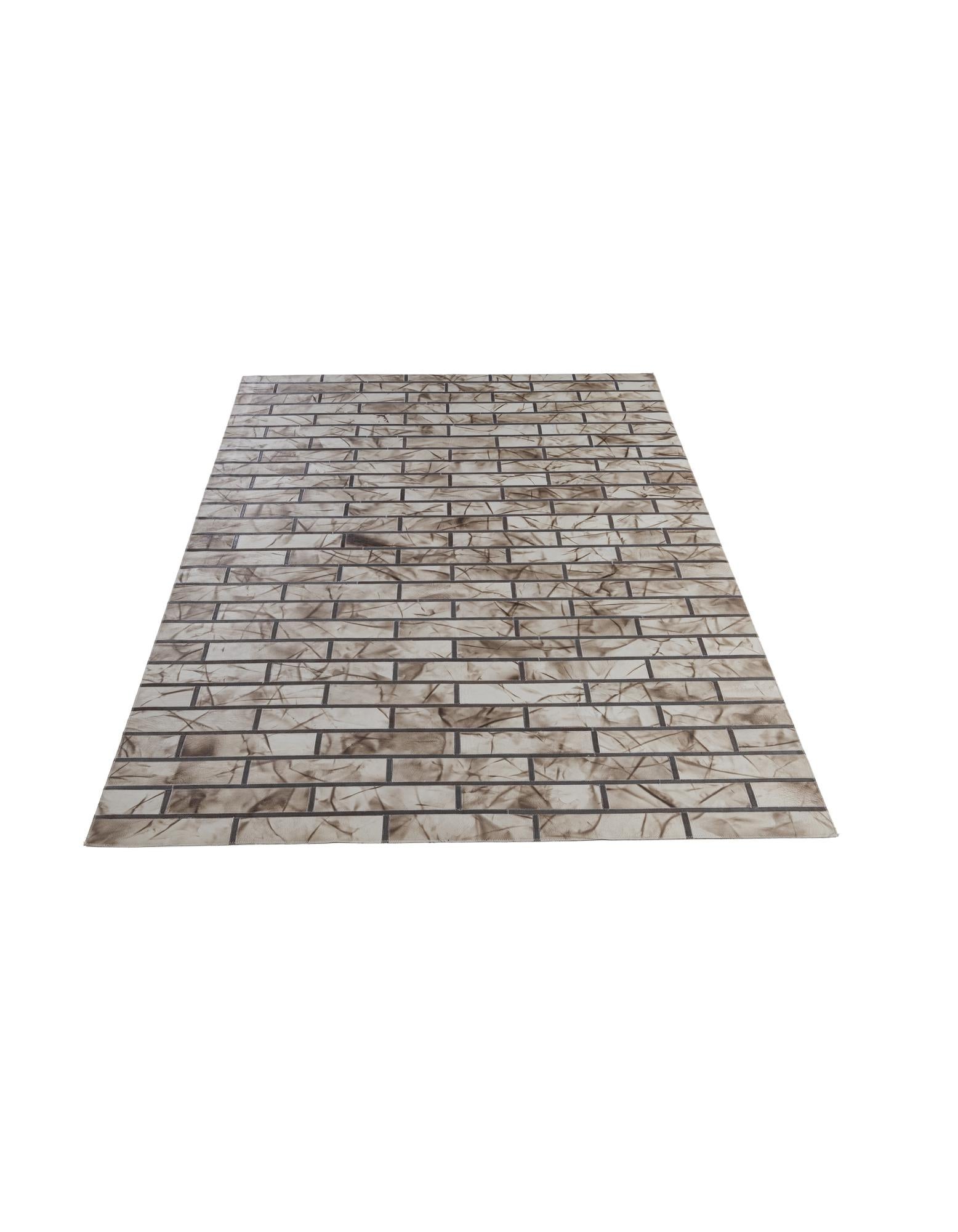 5' 2 x 8' 1 Cowhide - Patchwork Rug