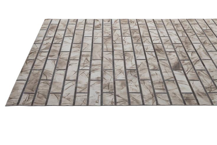 Detail image of 5' 2 x 8' 1 Cowhide - Patchwork Rug
