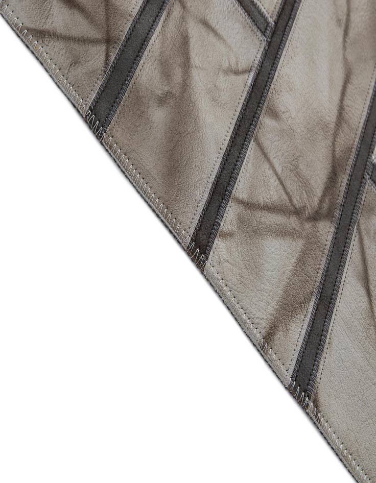 Detail image of 5' 2 x 8' 1 Cowhide - Patchwork Rug