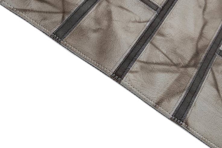 Detail image of 5' 2 x 8' 1 Cowhide - Patchwork Rug