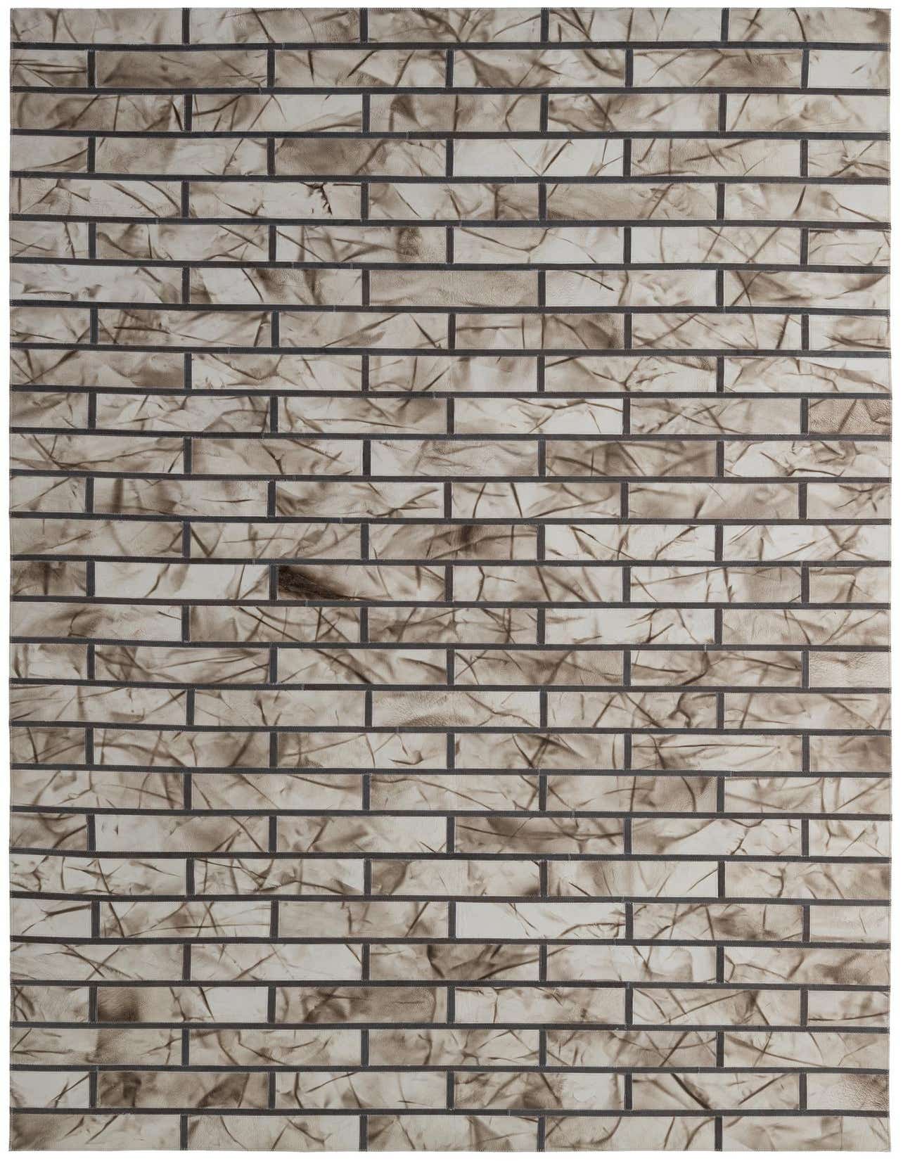 5' 2 x 8' 1 Cowhide - Patchwork Rug