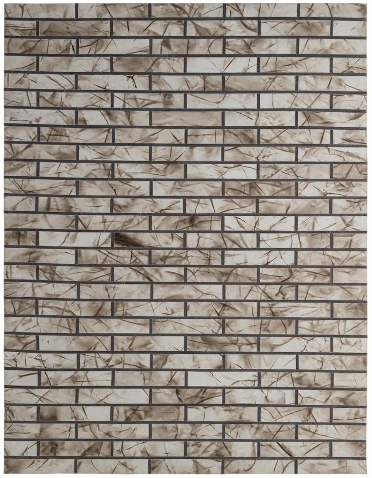 Detail image of 5' 2 x 8' 1 Cowhide - Patchwork Rug
