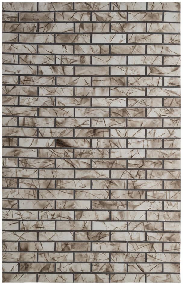 Detail image of 5' 2 x 8' 1 Cowhide - Patchwork Rug