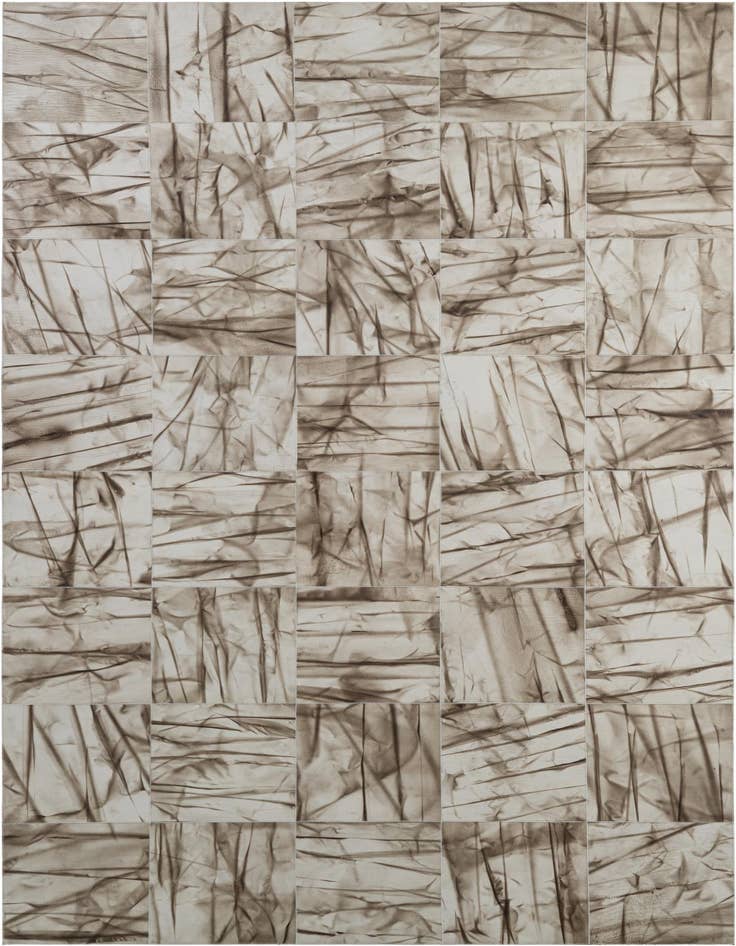 Detail image of 5' x 7' 11 Cowhide - Patchwork Rug