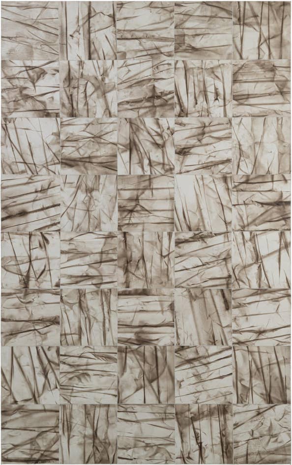 Detail image of 5' x 7' 11 Cowhide - Patchwork Rug