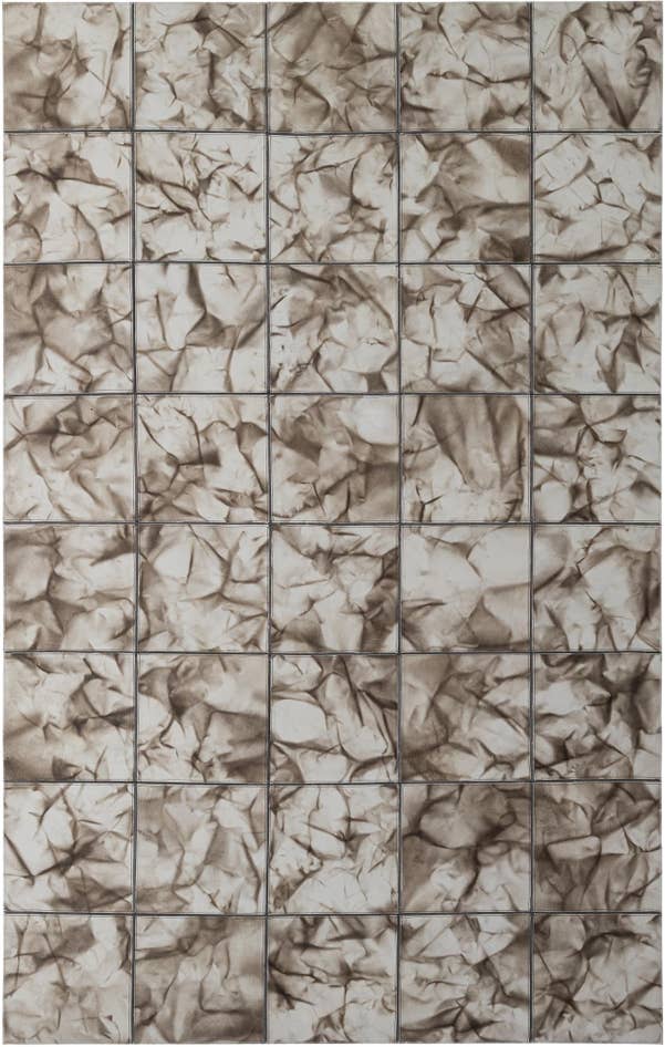 Detail image of 4' 11 x 7' 10 Cowhide - Patchwork Rug