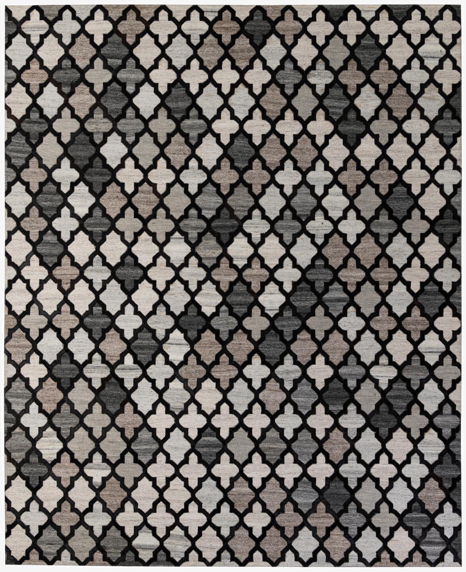 8' 1 x 9' 10 Cowhide - Patchwork Rug