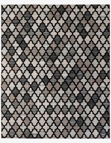 8' 1 x 9' 10 Cowhide - Patchwork Rug