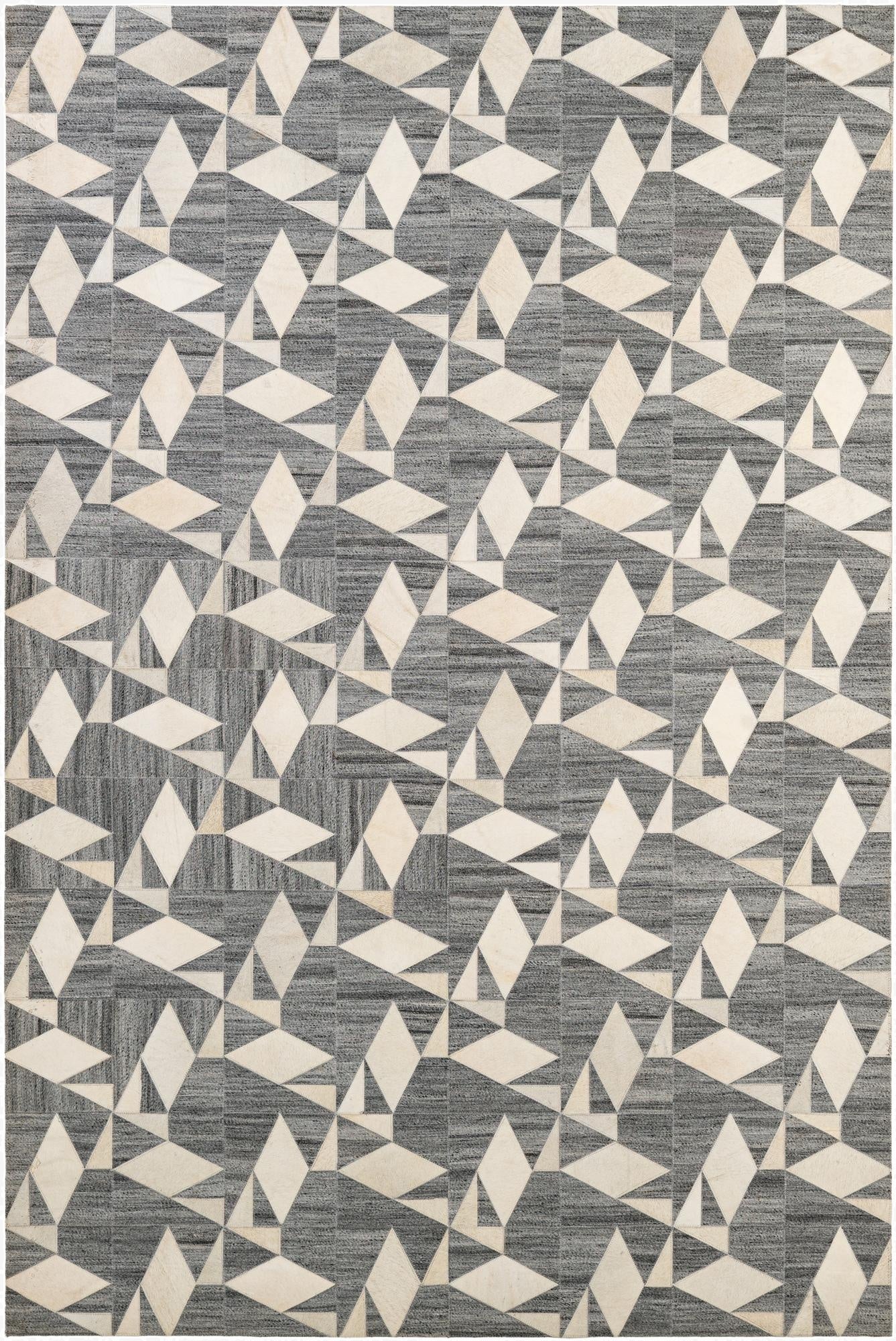 5' 3 x 7' 9 Cowhide - Patchwork Rug