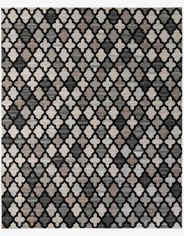 8' x 9' 10 Cowhide - Patchwork Rug