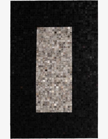 5' x 7' 11 Cowhide - Patchwork Rug