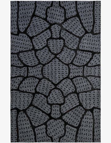 5' 2 x 8' 1 Cowhide - Patchwork Rug