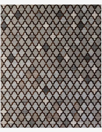 8' 1 x 9' 11 Cowhide - Patchwork Rug