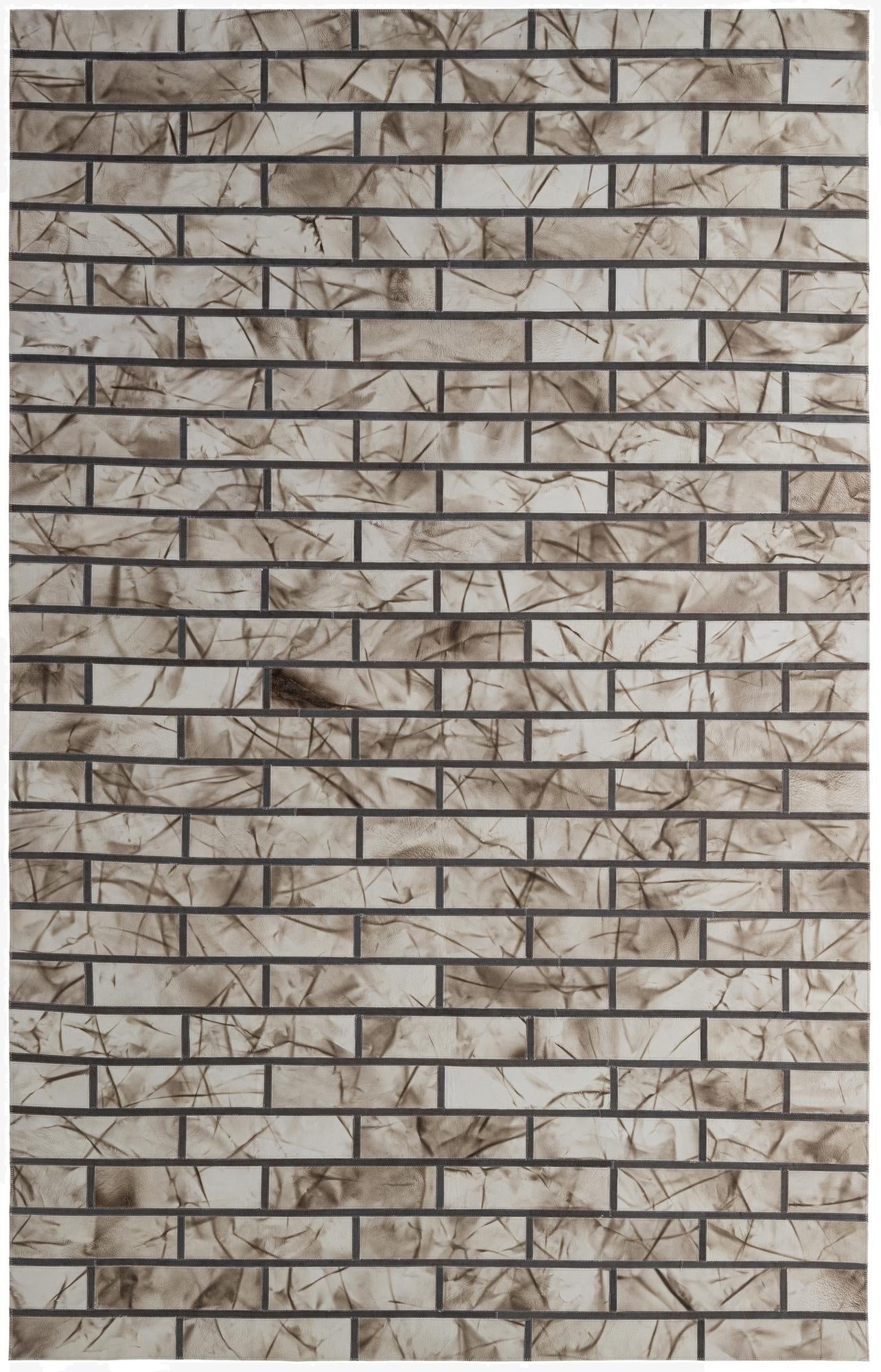 5' 2 x 8' 1 Cowhide - Patchwork Rug