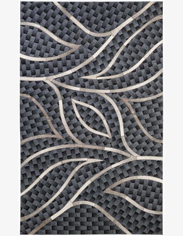 4' 11 x 8' Cowhide - Patchwork Rug