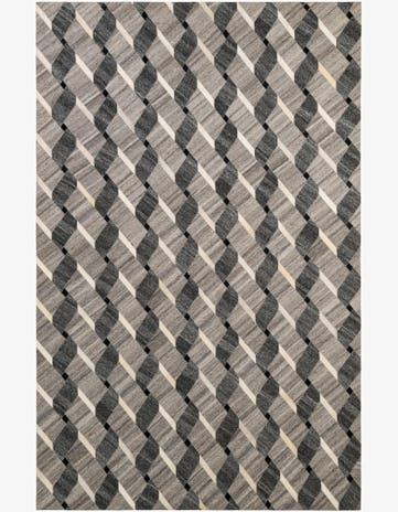 5' 2 x 7' 11 Cowhide - Patchwork Rug