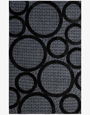 5' 1 x 8' Cowhide - Patchwork Rug