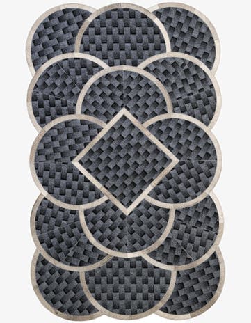 5' x 8' Cowhide - Patchwork Rug