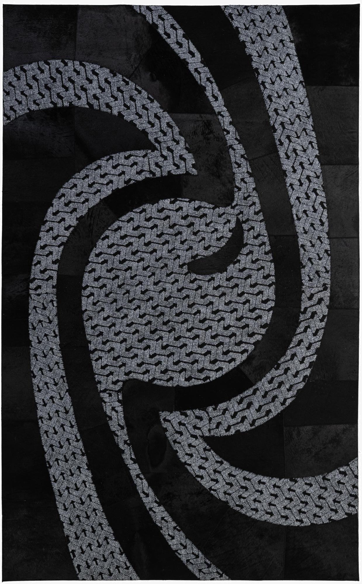 5' x 8' Cowhide - Patchwork Rug