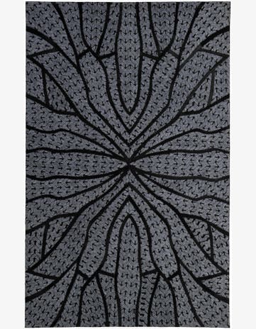 5' 2 x 8' 1 Cowhide - Patchwork Rug