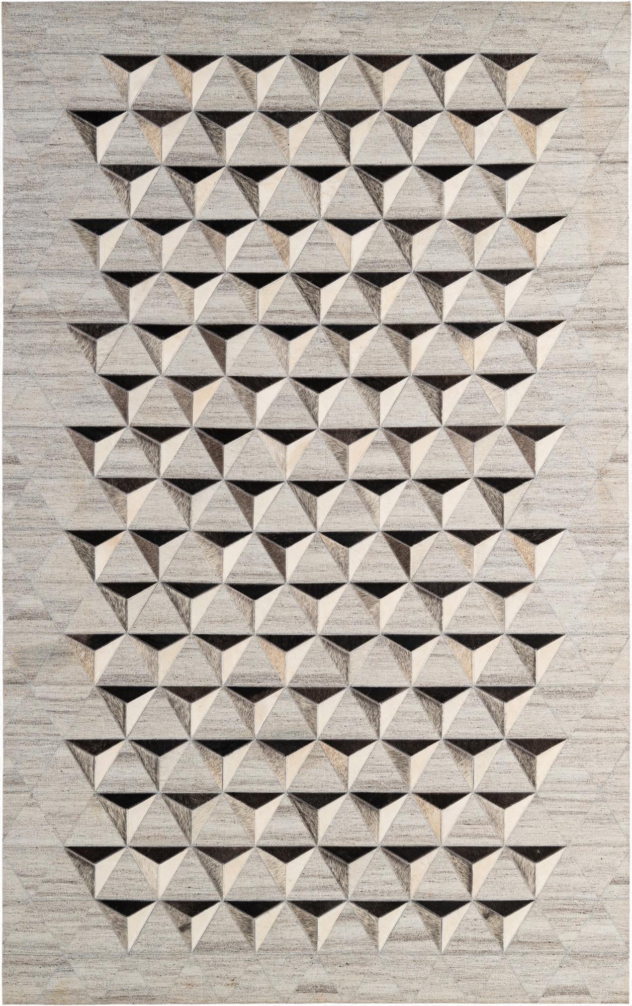 4' 11 x 7' 11 Cowhide - Patchwork Rug