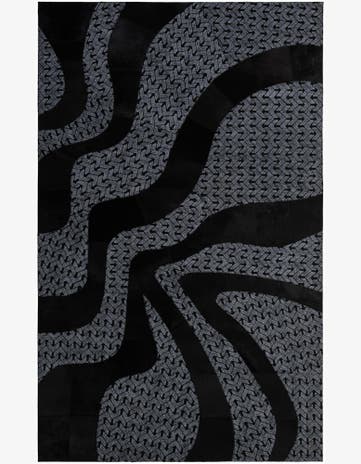 5' x 8' 1 Cowhide - Patchwork Rug