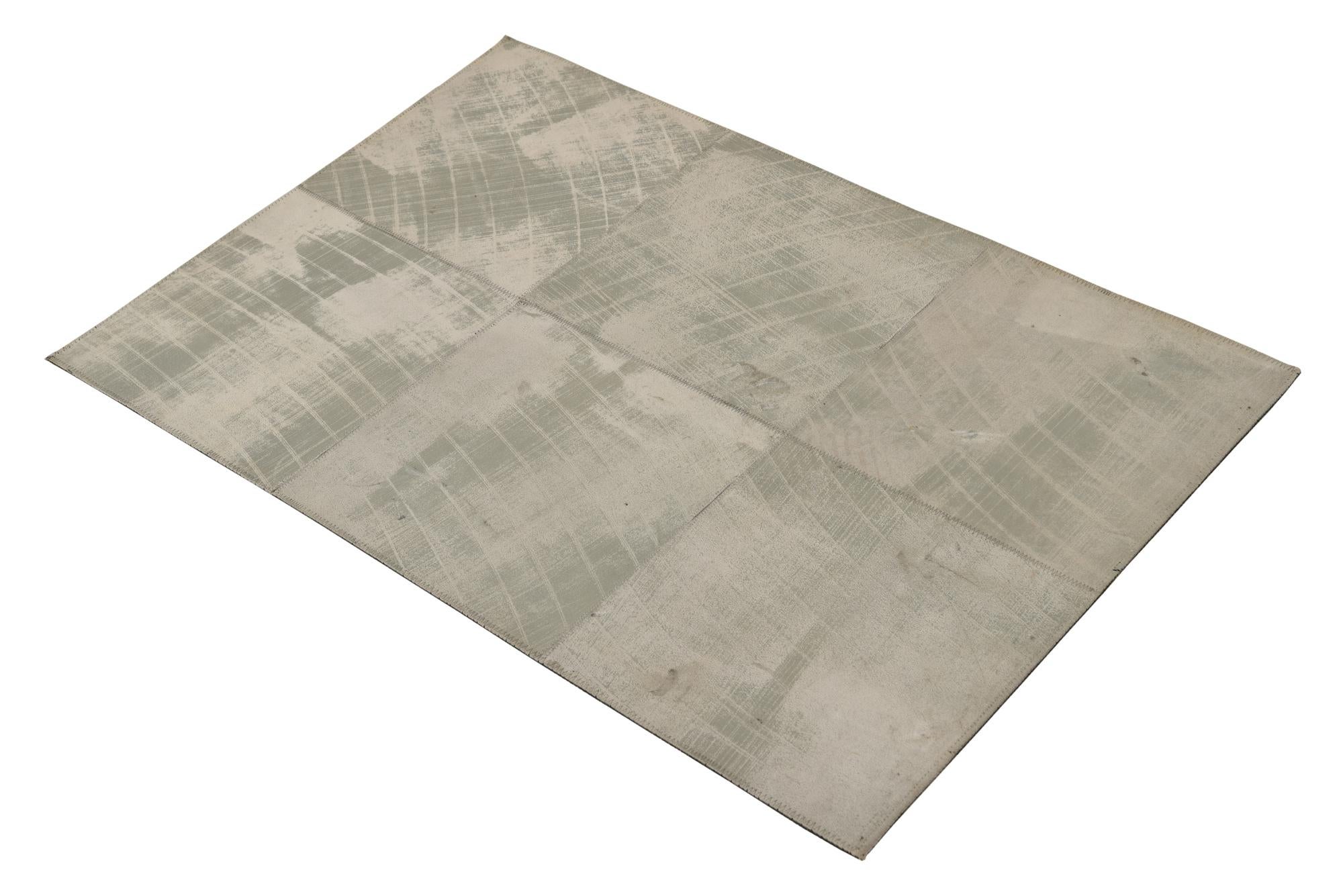 2' x 3' Cowhide Leather Rug