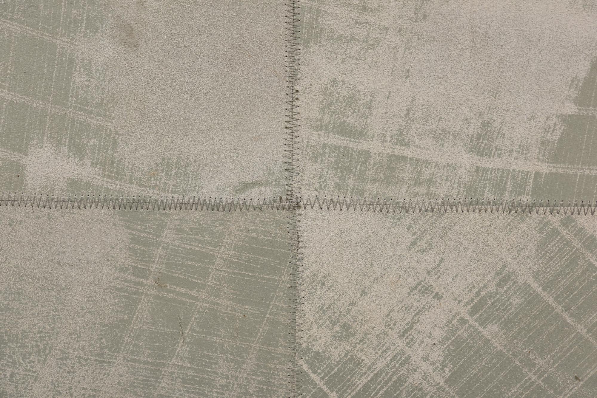 2' x 3' Cowhide Leather Rug
