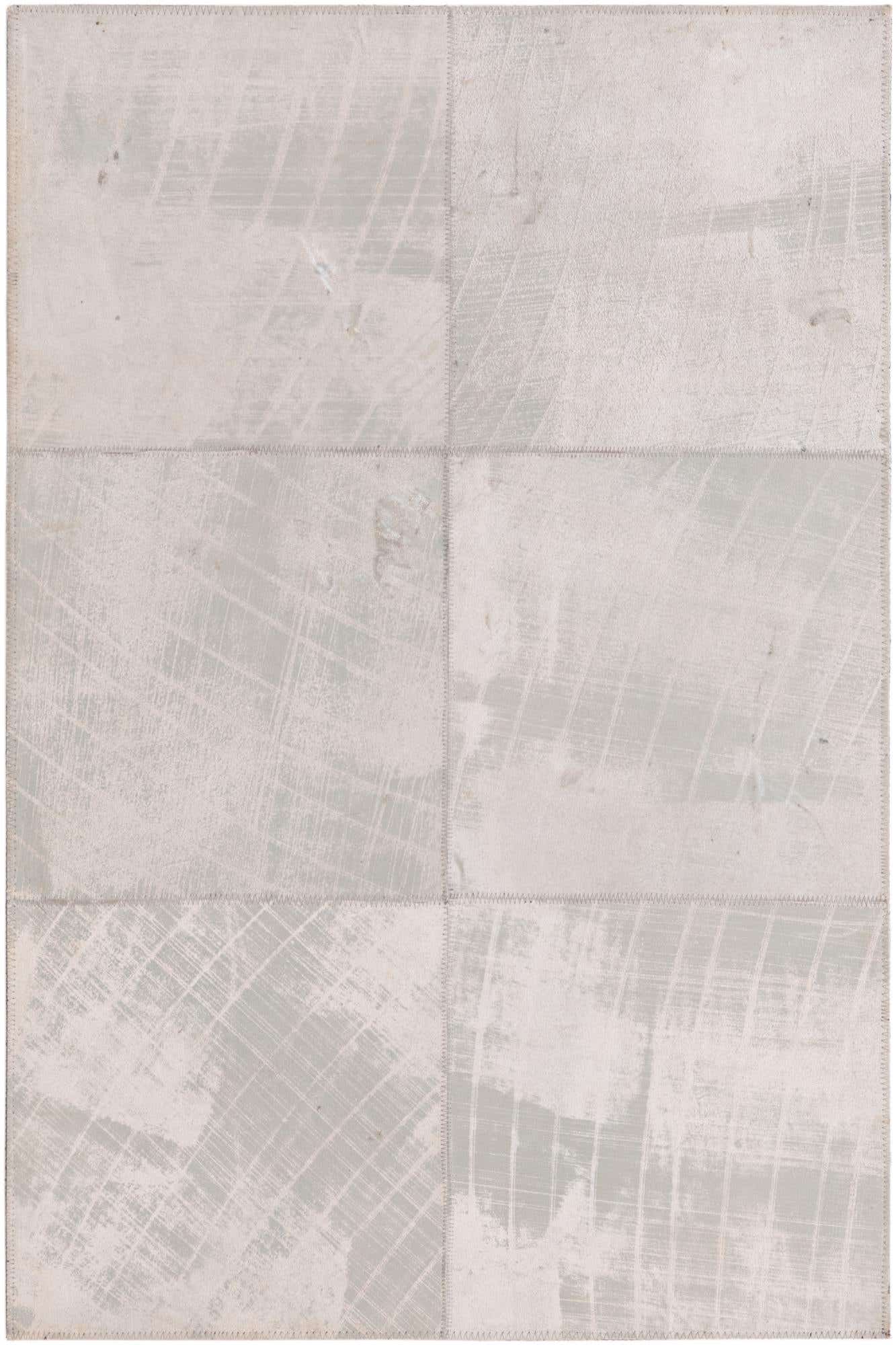 2' x 3' Cowhide Leather Rug