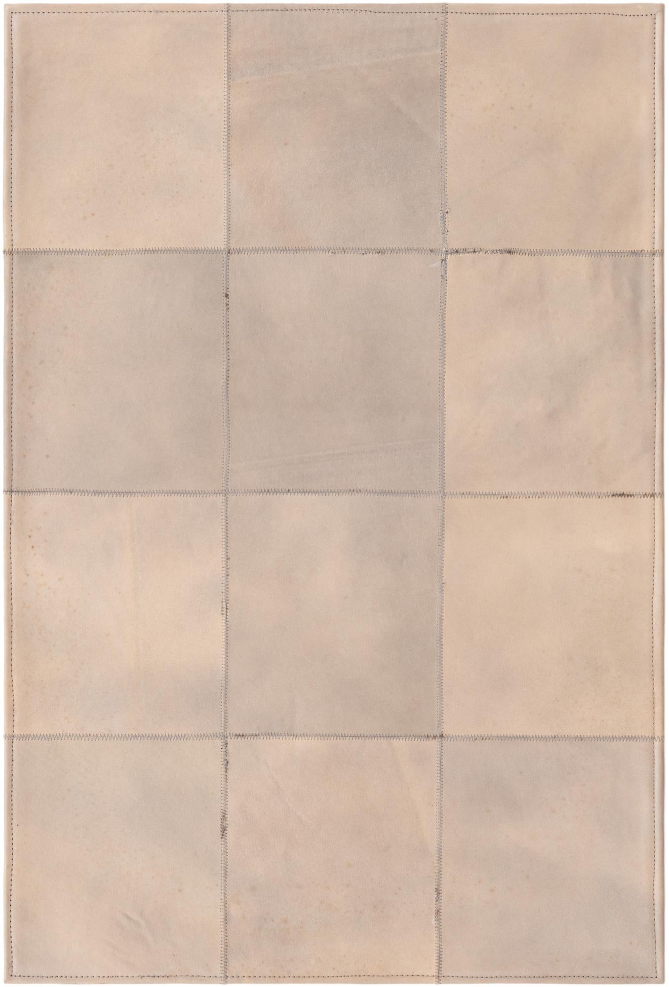 2' 1 x 3' 1 Cowhide Leather Rug