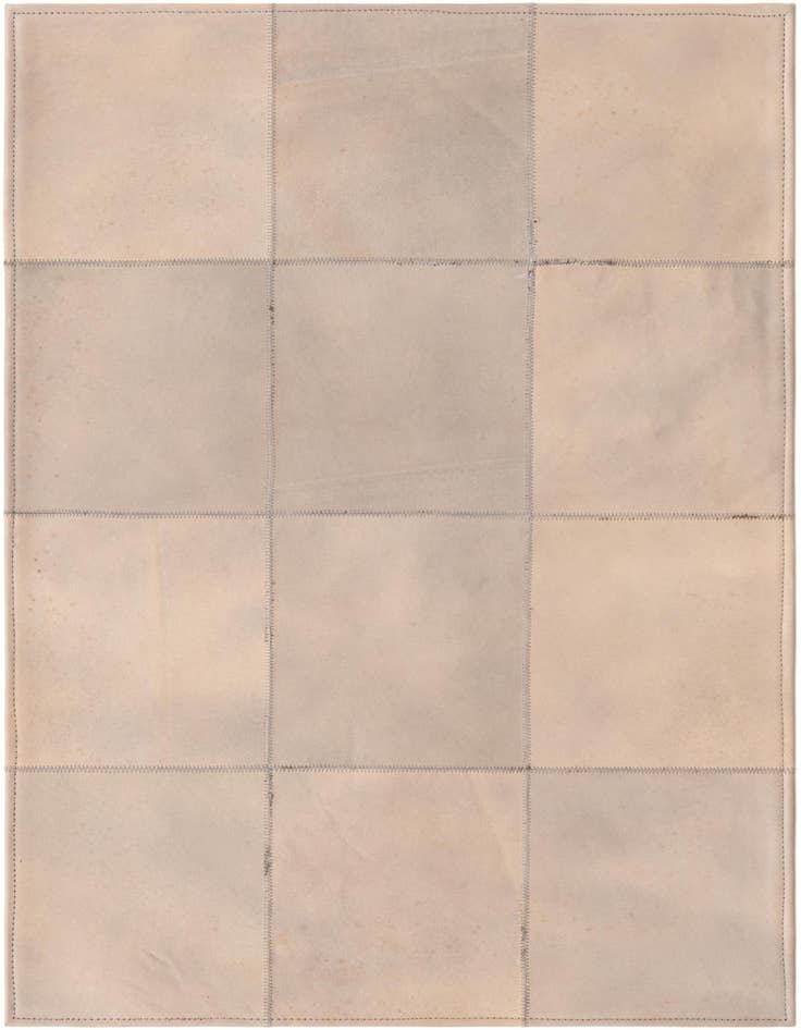 Detail image of 2' 1 x 3' 1 Cowhide Leather Rug