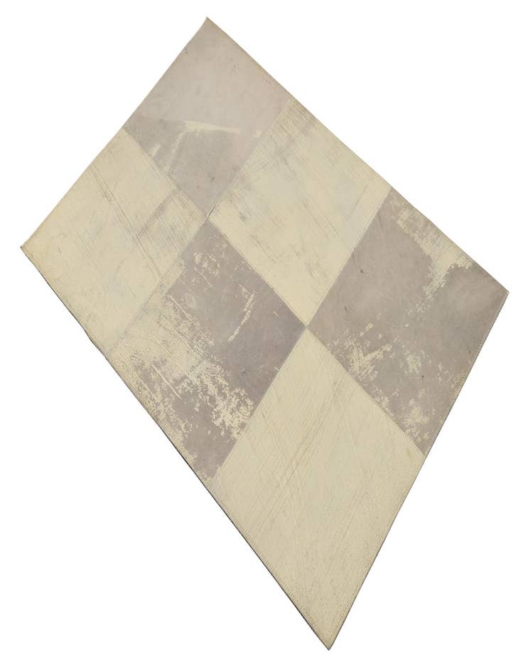 Detail image of 2' x 3' Cowhide Leather Rug