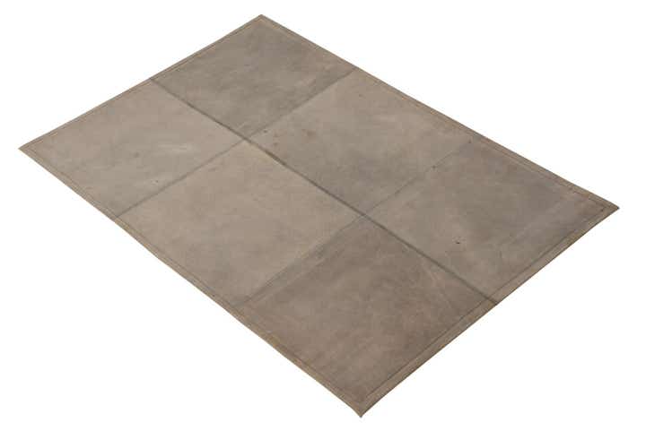 2' x 3' Cowhide Leather Rug