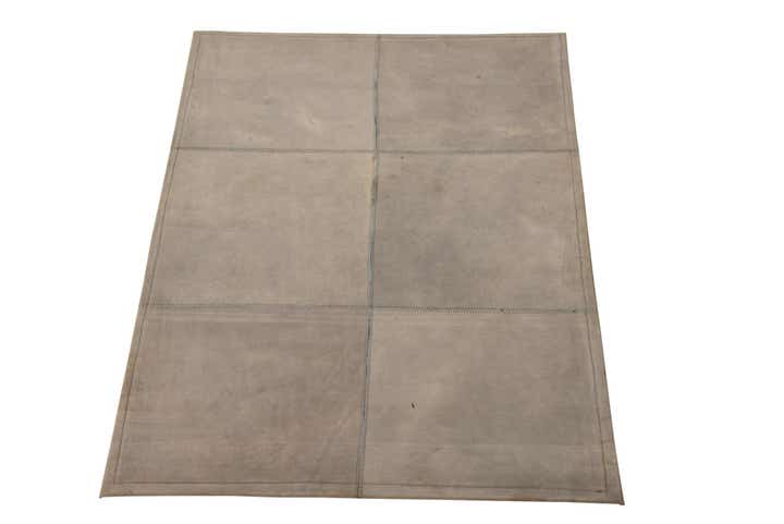 2' x 3' Cowhide Leather Rug