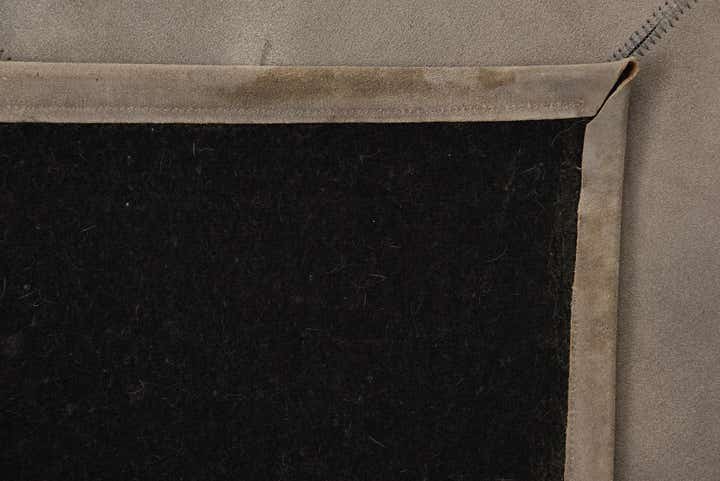 2' x 3' Cowhide Leather Rug