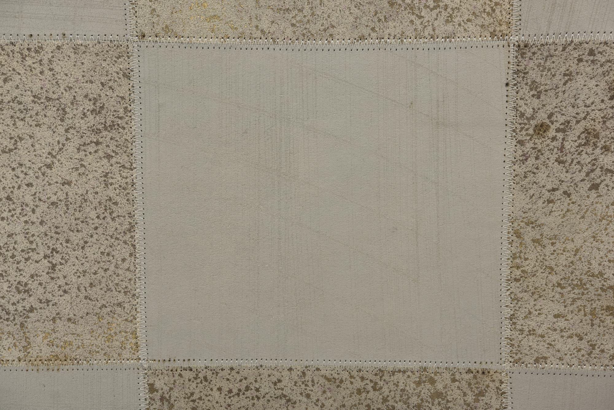 2' 1 x 3' 1 Cowhide Leather Rug
