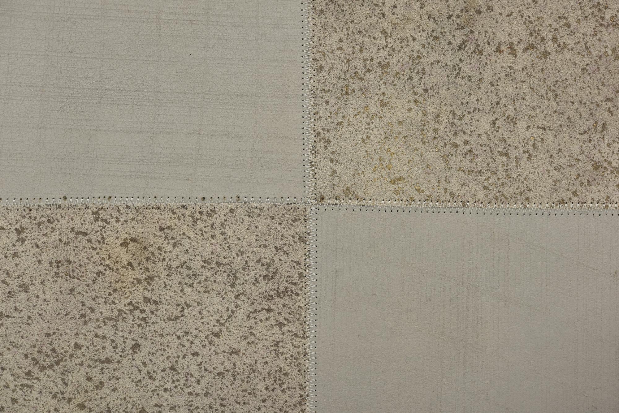 2' 1 x 3' 1 Cowhide Leather Rug