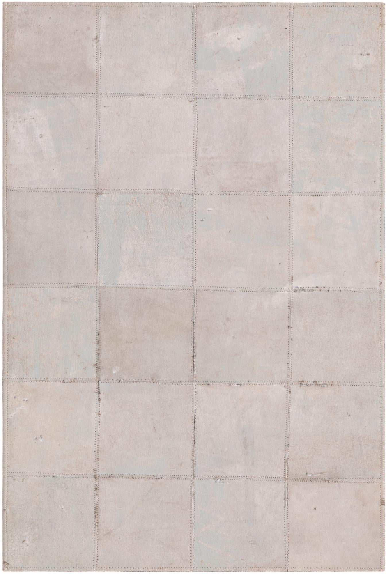 2' x 3' Cowhide Leather Rug