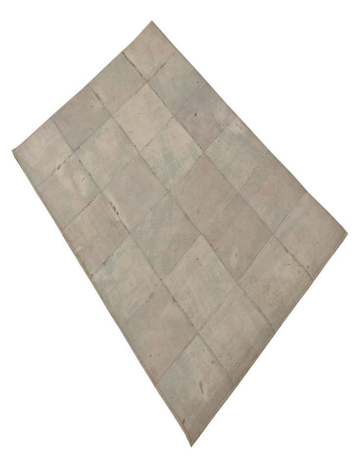 Detail image of 2' 1 x 3' 1 Cowhide Leather Rug