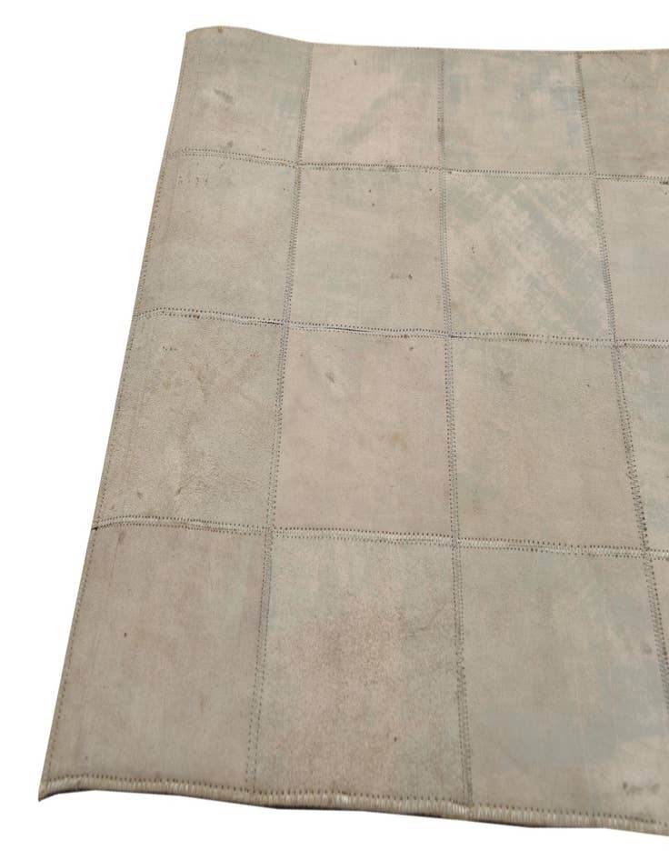 Detail image of 2' 1 x 3' 1 Cowhide Leather Rug