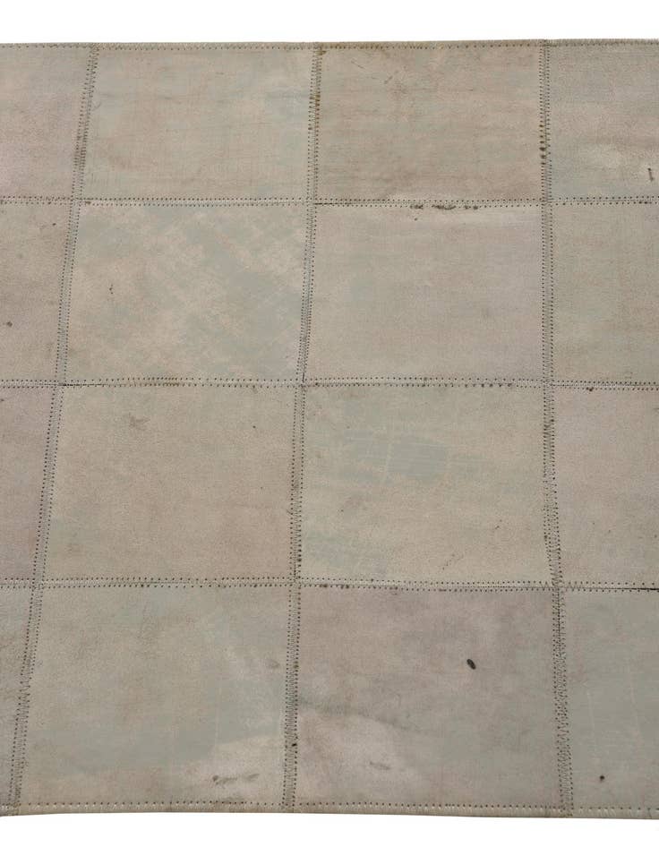 Detail image of 2' 1 x 3' 1 Cowhide Leather Rug