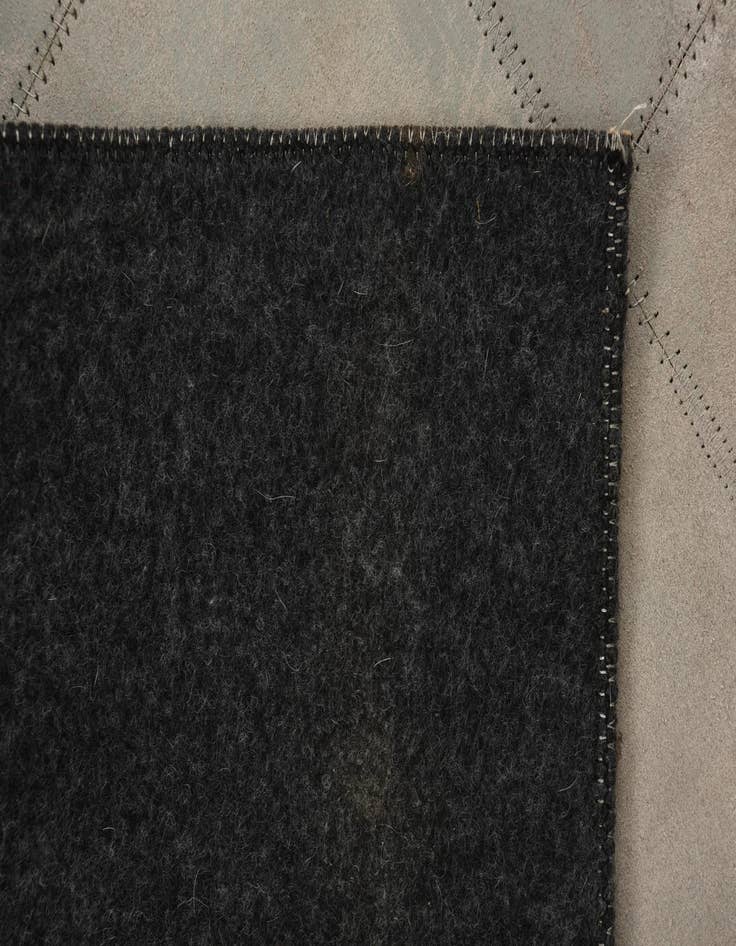 Detail image of 2' 1 x 3' 1 Cowhide Leather Rug