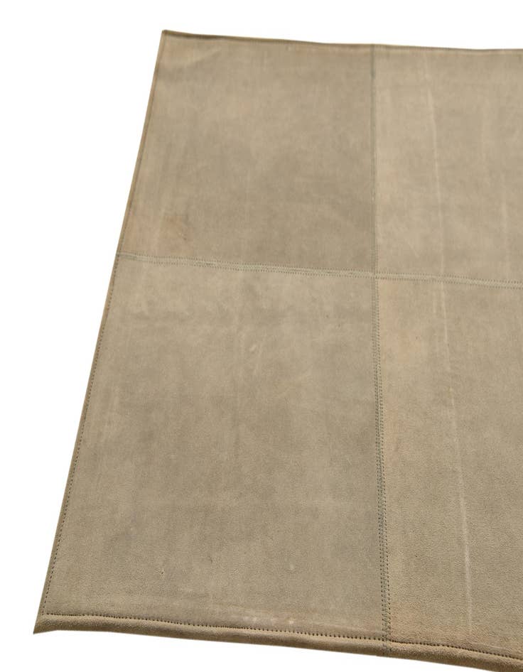 Detail image of 2' 1 x 3' 1 Cowhide Leather Rug