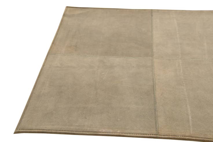 Detail image of 2' 1 x 3' 1 Cowhide Leather Rug