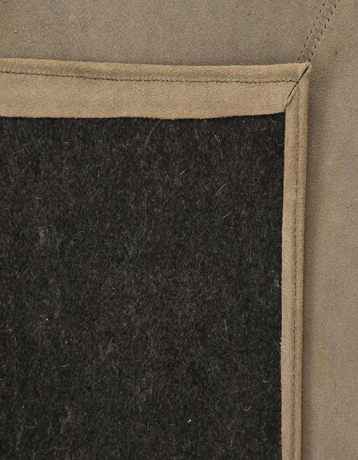 Detail image of 2' 1 x 3' 1 Cowhide Leather Rug