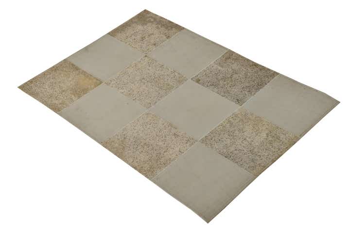 2' x 3' Cowhide Leather Rug
