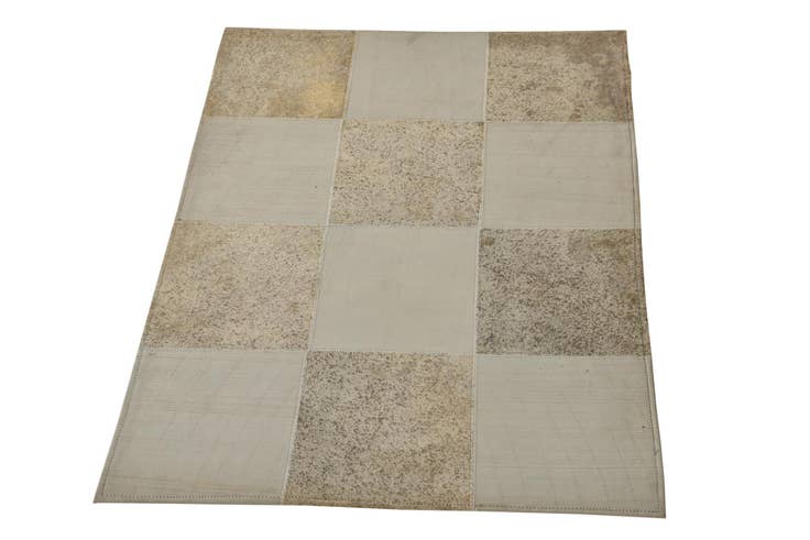 Detail image of 2' x 3' Cowhide Leather Rug