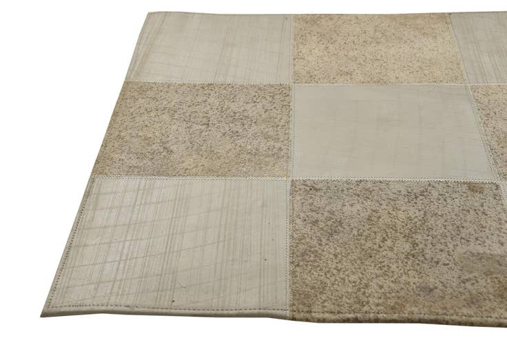 Detail image of 2' x 3' Cowhide Leather Rug